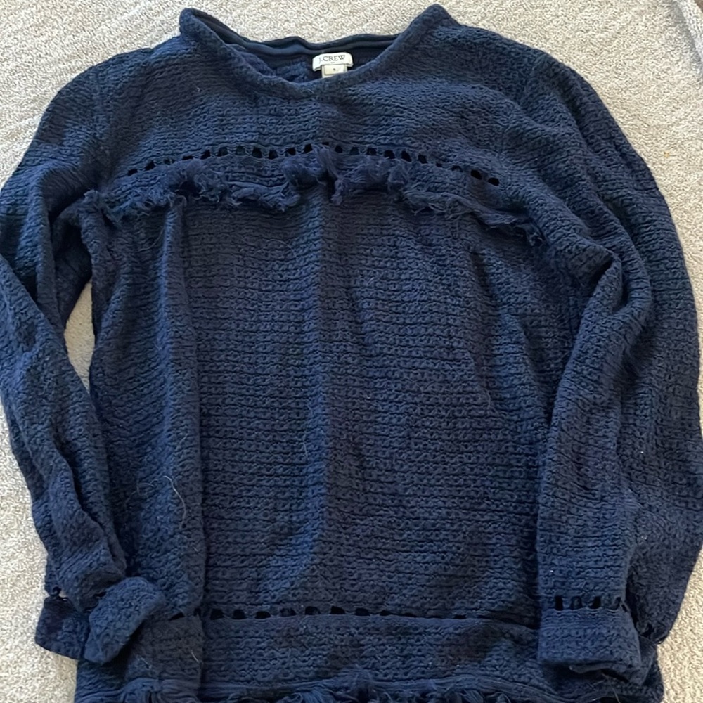 Navy sweater